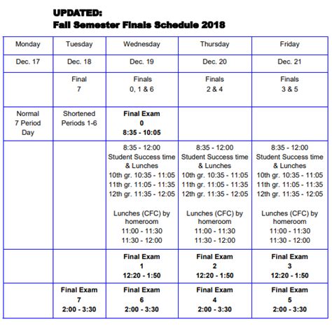 finals schedule scu|tcu final exam calendar.
